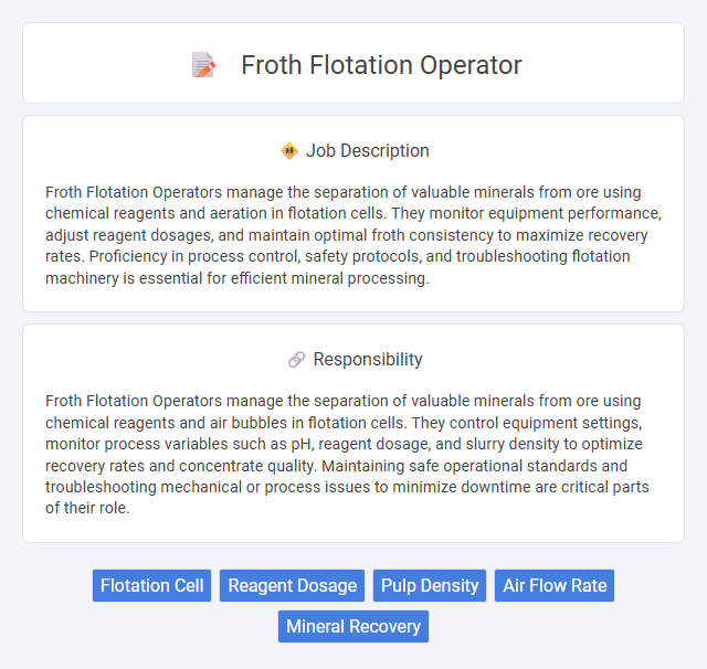 Froth Flotation Operator Job Description and Career Detail