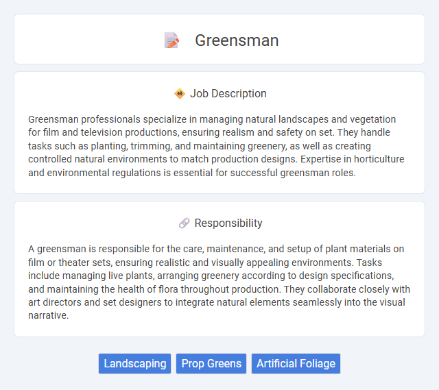 Greensman Job Description and Career Detail
