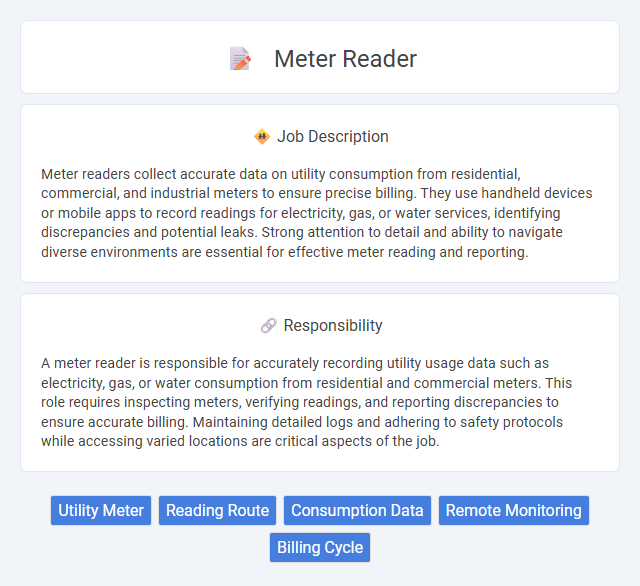 Meter Reader Job Description and Career Detail