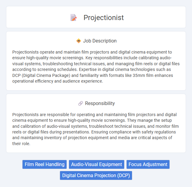 Projectionist Job Description and Career Detail