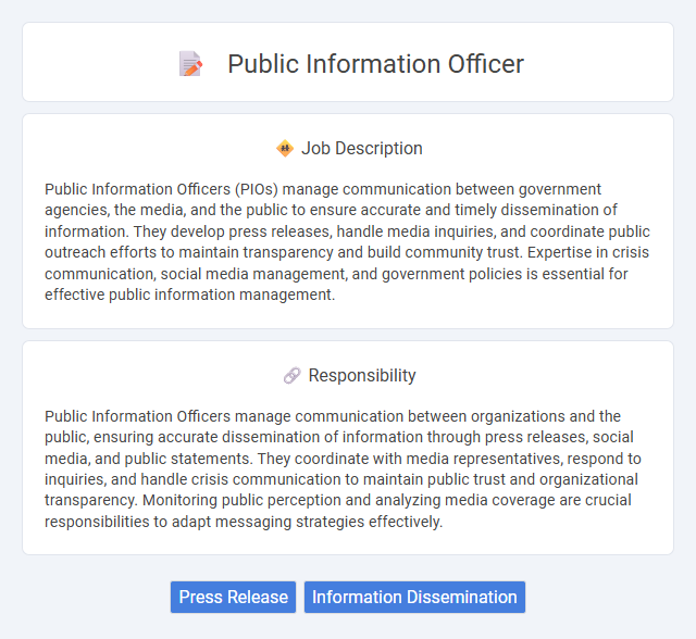 Public Information Officer Job Description and Career Detail
