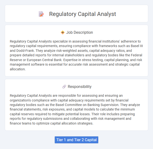 Regulatory Capital Analyst Job Description and Career Detail