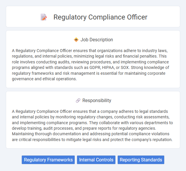 Regulatory Compliance Officer Job Description and Career Detail