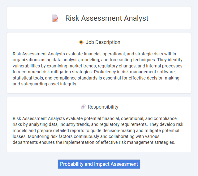 Risk Assessment Analyst Job Description and Career Detail
