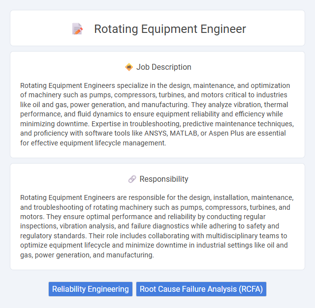 Rotating Equipment Engineer Job Description and Career Detail