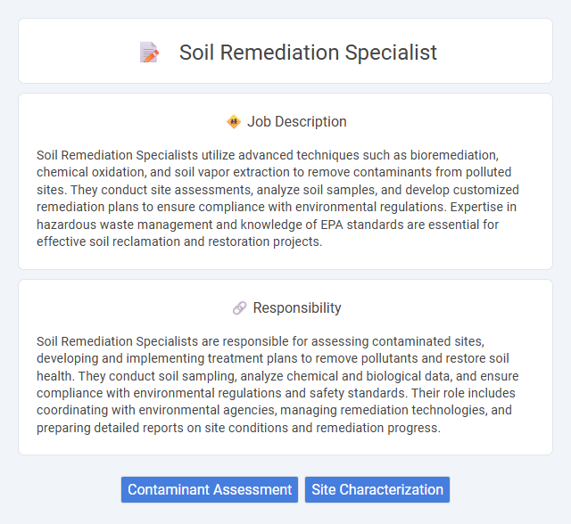 Soil Remediation Specialist Job Description and Career Detail