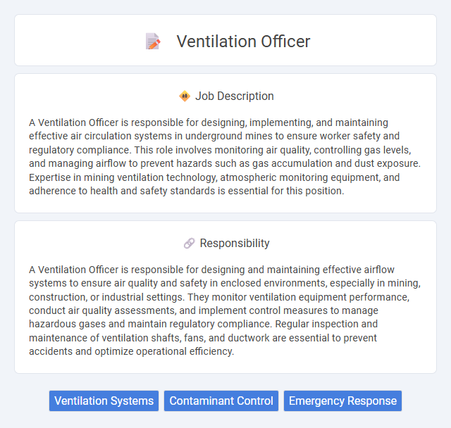 Ventilation Officer Job Description and Career Detail