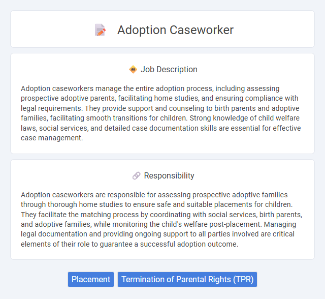 Adoption Caseworker Job Description and Career Detail