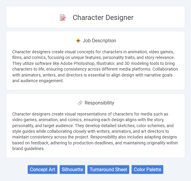 Character Designer Job Description and Career Detail