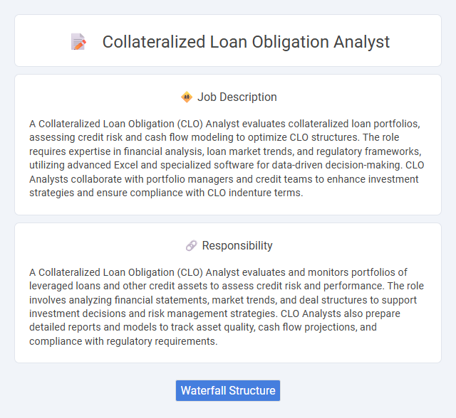 Collateralized Loan Obligation Analyst Job Description and Career Detail