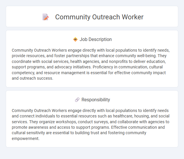 Community Outreach Worker Job Description and Career Detail