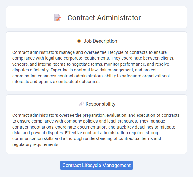 Contract Administrator Job Description and Career Detail