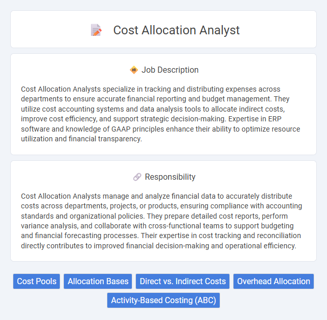 Cost Allocation Analyst Job Description and Career Detail