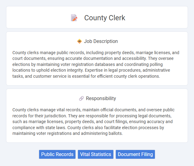 County Clerk Job Description and Career Detail