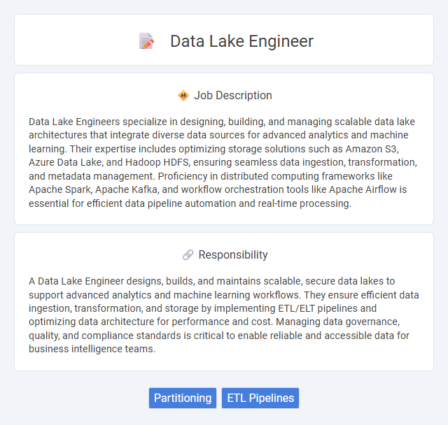 Data Lake Engineer Job Description and Career Detail