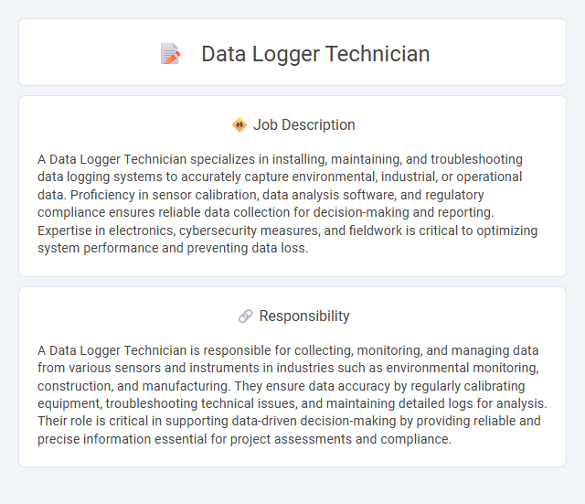 Data Logger Technician Job Description and Career Detail
