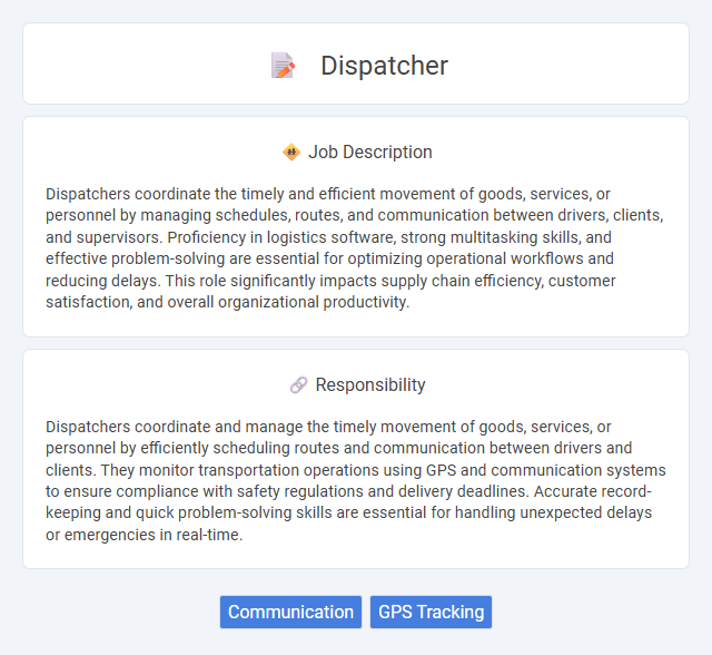 Dispatcher Job Description and Career Detail