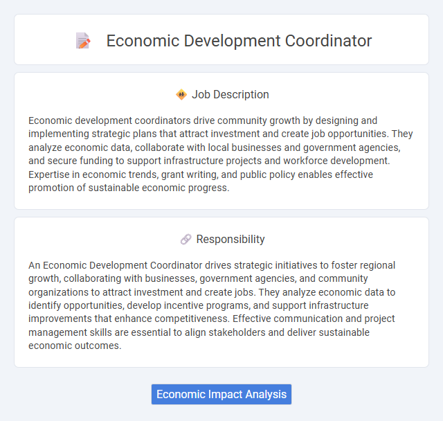 Economic Development Coordinator Job Description and Career Detail