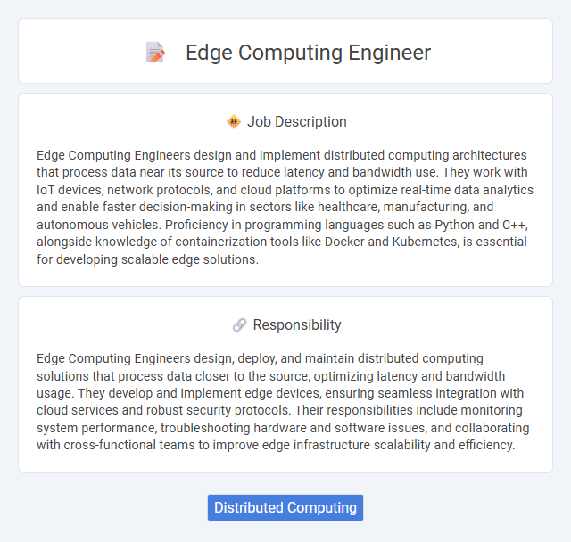 Edge Computing Engineer Job Description and Career Detail