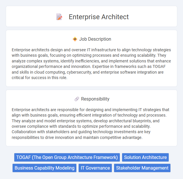 Enterprise Architect Job Description and Career Detail