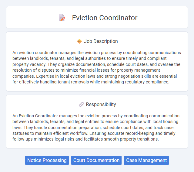 Eviction Coordinator Job Description and Career Detail
