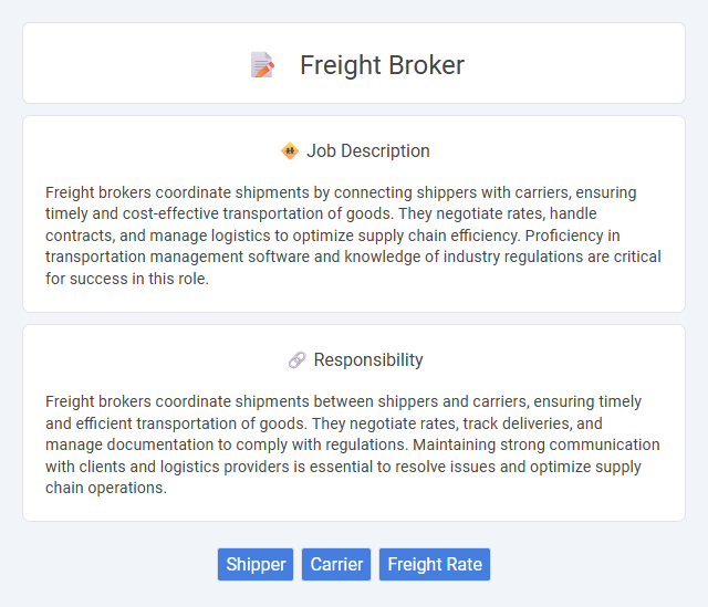 Freight Broker Job Description and Career Detail