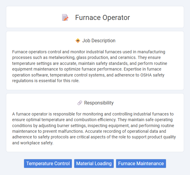 Furnace Operator Job Description and Career Detail