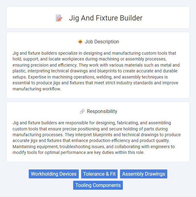 Jig And Fixture Builder Job Description and Career Detail