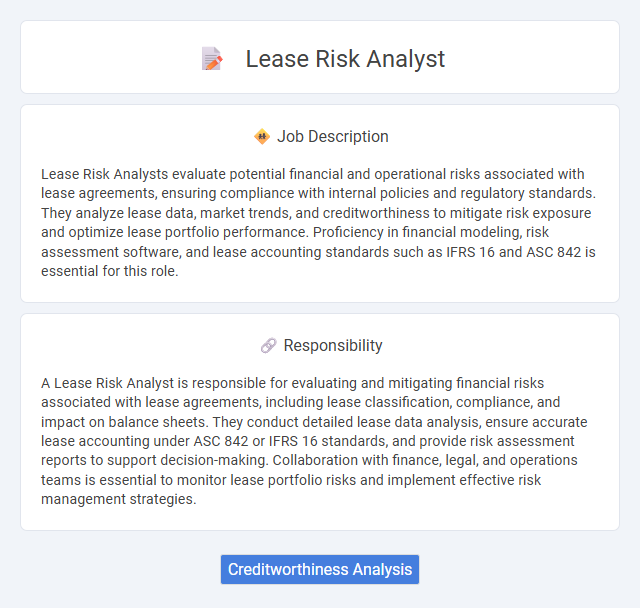 Lease Risk Analyst Job Description and Career Detail