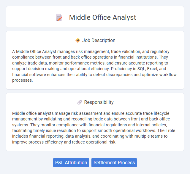 Middle Office Analyst Job Description and Career Detail