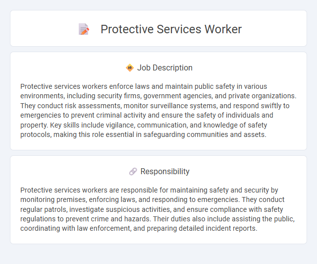 Protective Services Worker Job Description and Career Detail