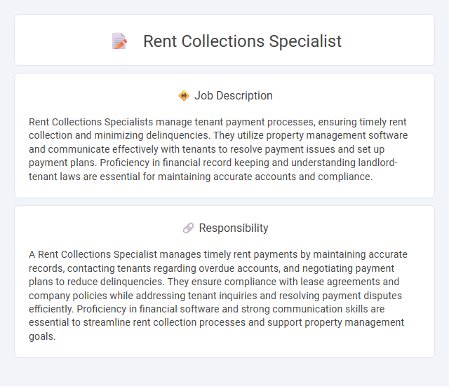 Rent Collections Specialist Job Description and Career Detail