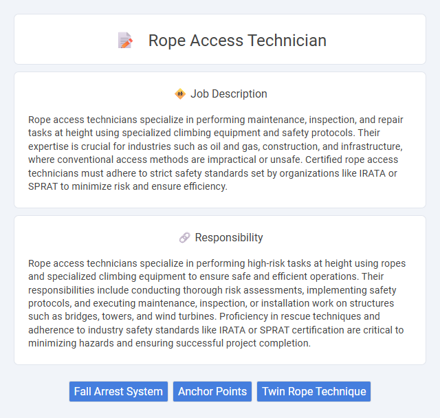 Rope Access Technician Job Description and Career Detail