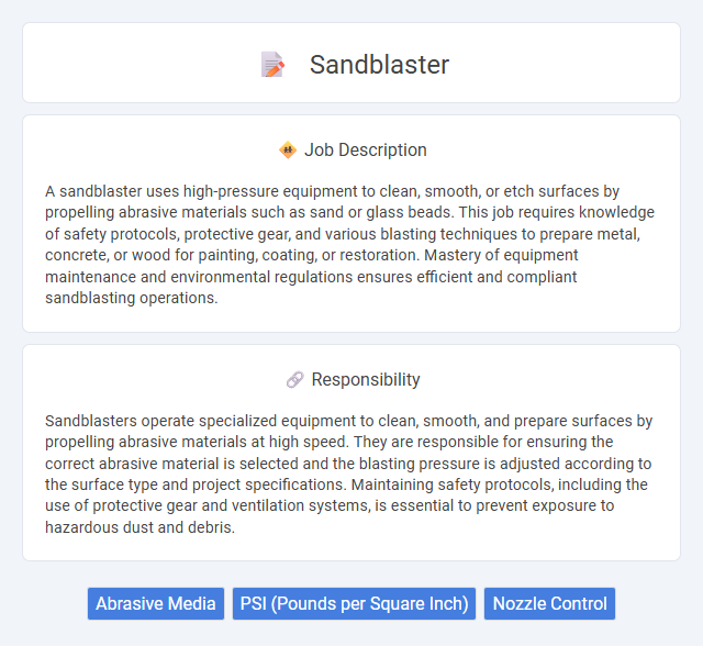 Sandblaster Job Description and Career Detail