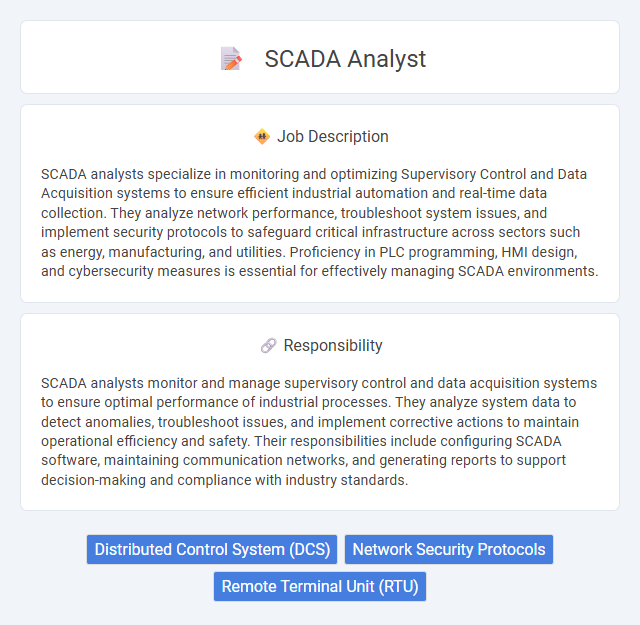 Scada Analyst Job Description and Career Detail