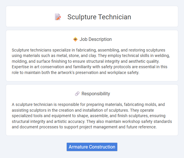 Sculpture Technician Job Description and Career Detail