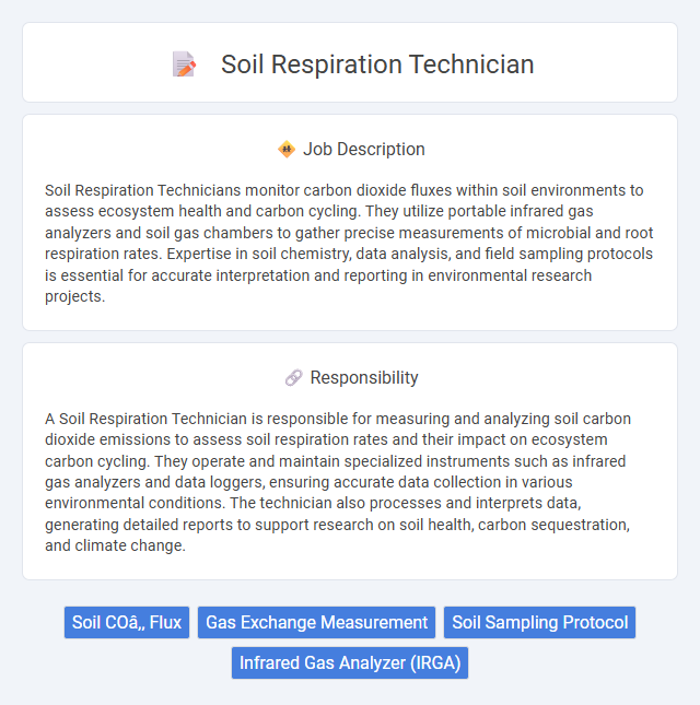 Soil Respiration Technician Job Description and Career Detail