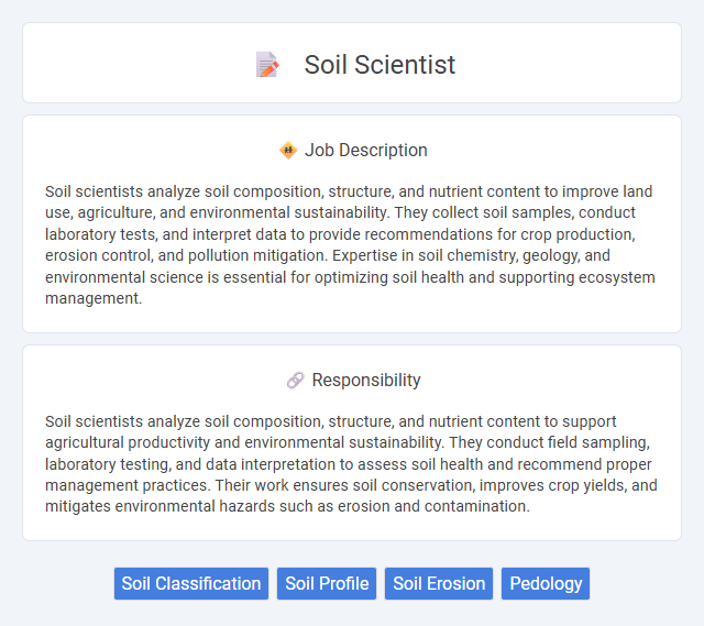 Soil Scientist Job Description and Career Detail