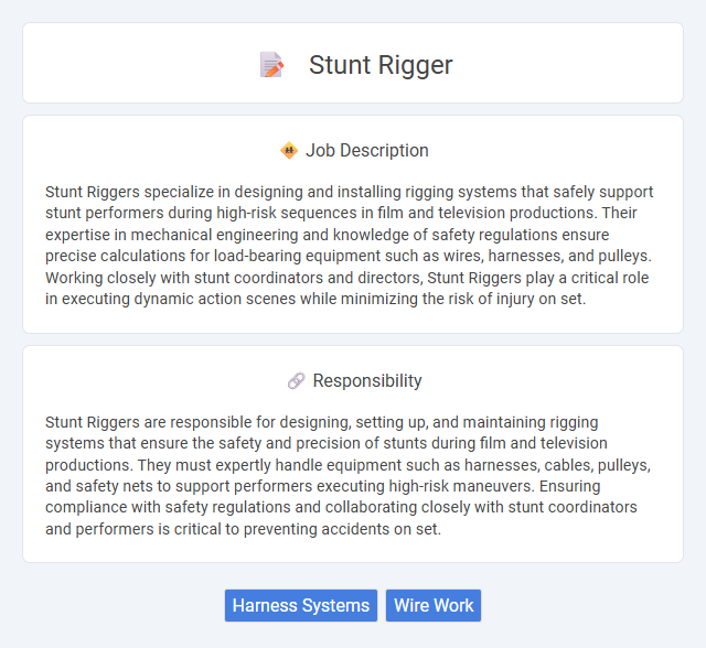 Stunt Rigger Job Description and Career Detail