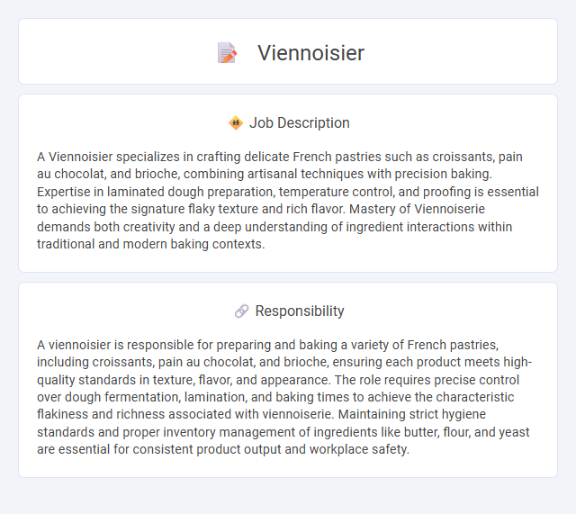 Viennoisier Job Description and Career Detail