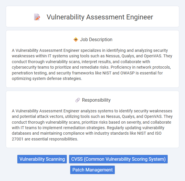 Vulnerability Assessment Engineer Job Description and Career Detail