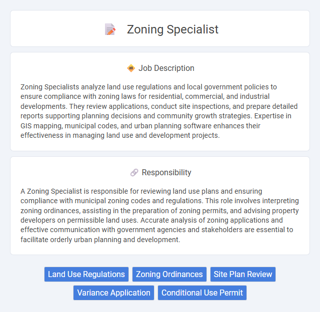 Zoning Specialist Job Description and Career Detail