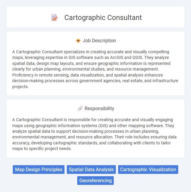 Cartographic Consultant Job Description and Career Detail