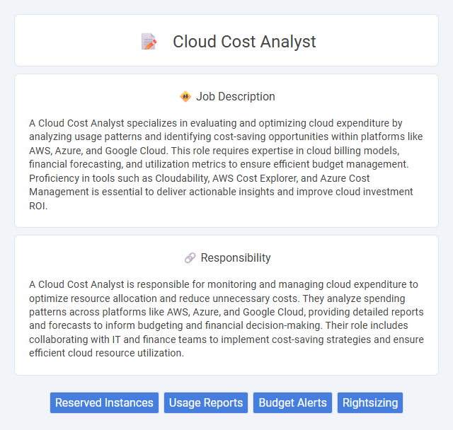 Cloud Cost Analyst Job Description and Career Detail