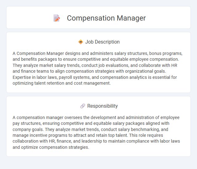 Compensation Manager Job Description and Career Detail