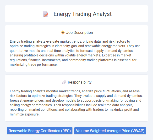 Energy Trading Analyst Job Description and Career Detail