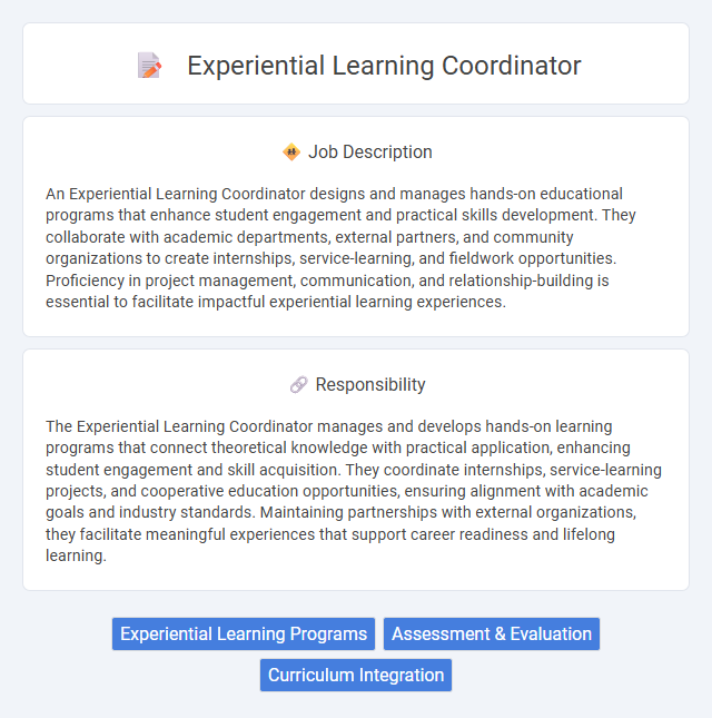 Experiential Learning Coordinator Job Description and Career Detail