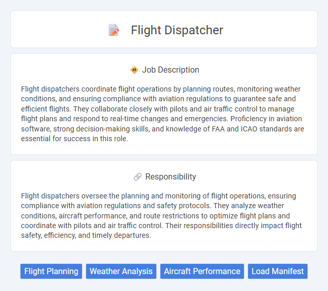 Flight Dispatcher Job Description and Career Detail