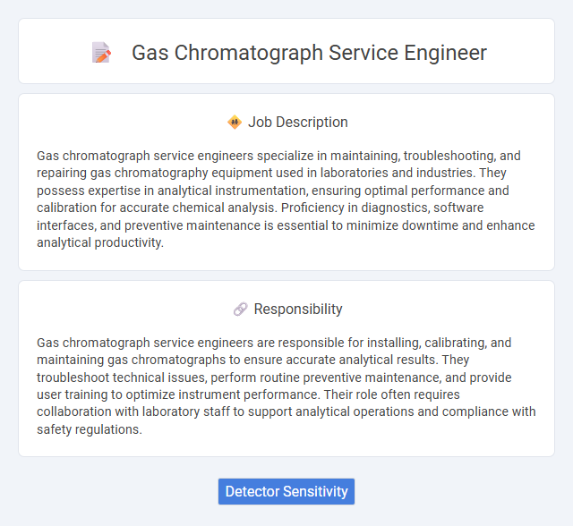 Gas Chromatograph Service Engineer Job Description and Career Detail