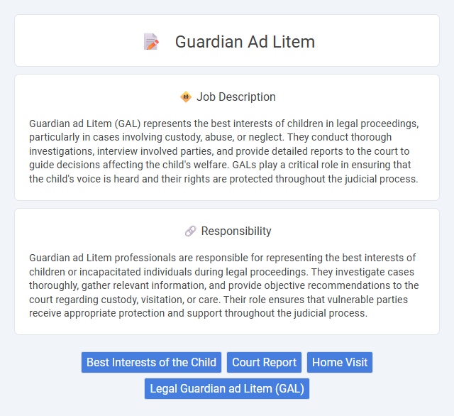 Guardian Ad Litem Job Description and Career Detail